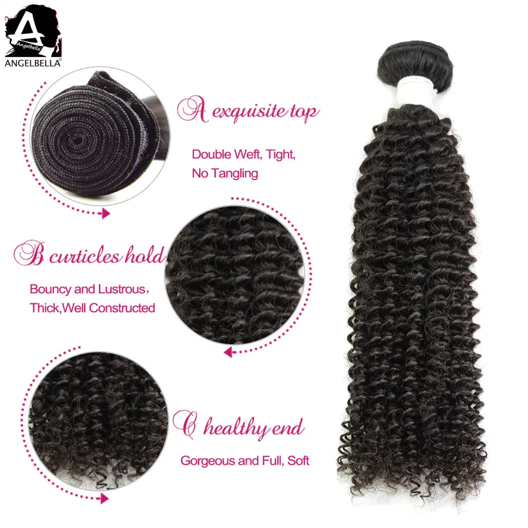 Angelbella Virgin Remy Malaysian Hair Double Drawn Virgin Cuticle Aligned Human Hair Weft Bundle Hair Vendor