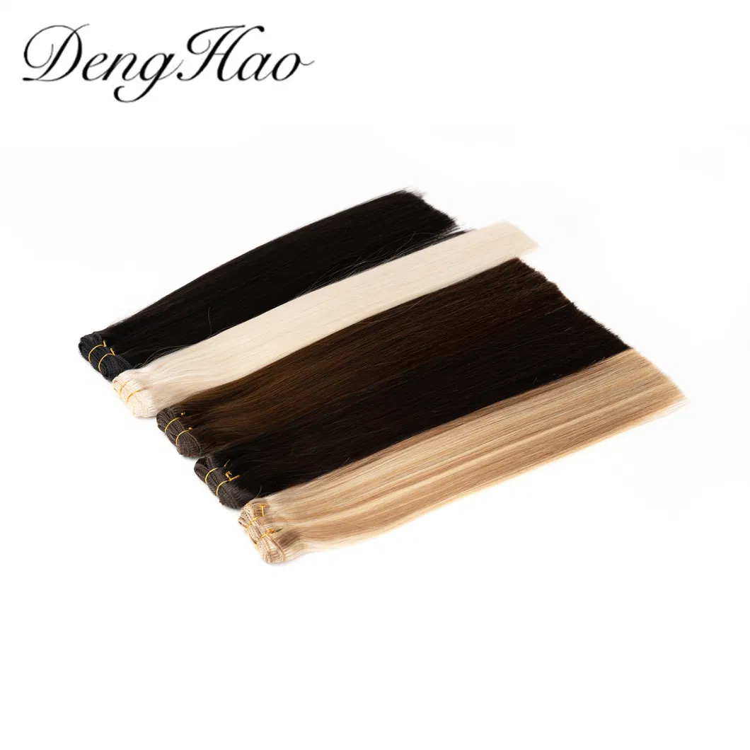 Denghao 100% Human Hair Virgin Human Hair Weft Hair Extensions